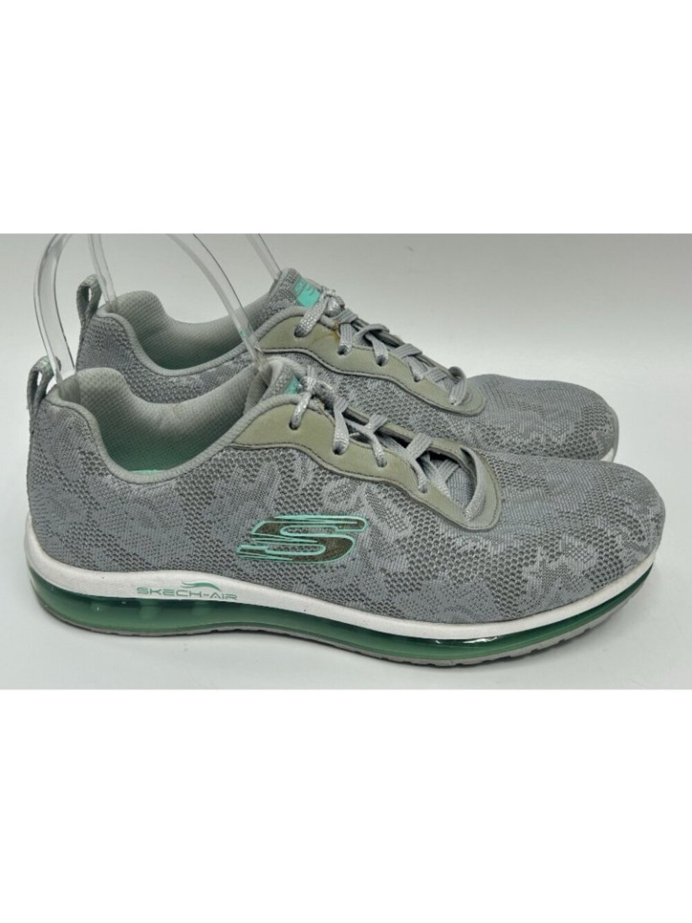 Skechers Skech Air Element Sneakers Shoes Women's Size 7.5 Gray Floral Running - Picture 2 of 10